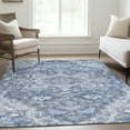 thumbnail image 1 of Addison Rugs Chantille Indoor/Outdoor Traditional Oriental Denim Washable Rectangle Rug, 3' x 5', 1 of 6