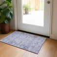 thumbnail image 1 of Addison Rugs Chantille Indoor/Outdoor Traditional Oriental Lavender Washable Rectangle Rug, 1'8" x 2'6", 1 of 6