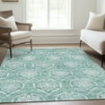 thumbnail image 1 of Addison Rugs Chantille Indoor/Outdoor Transitional Medallions Turquoise Washable Rectangle Rug, 3' x 5', 1 of 6