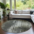 thumbnail image 1 of Addison Rugs Chantille Indoor/Outdoor Transitional Modern Taupe Washable Round Rug, 8' x 8', 1 of 6
