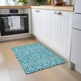 thumbnail image 1 of Addison Rugs Chantille Indoor/Outdoor Traditional Damask Teal Washable Rectangle Rug, 1'8" x 2'6", 1 of 6