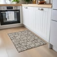 thumbnail image 1 of Addison Rugs Chantille Indoor/Outdoor Transitional Floral Brown Washable Rectangle Rug, 1'8" x 2'6", 1 of 6