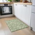 thumbnail image 1 of Addison Rugs Chantille Indoor/Outdoor Transitional Floral Green Washable Rectangle Rug, 1'8" x 2'6", 1 of 6