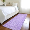 thumbnail image 1 of Addison Rugs Chantille Indoor/Outdoor Transitional Medallions Lavender Washable Runner Rug, 2'3" x 7'6", 1 of 6