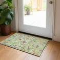 thumbnail image 1 of Addison Rugs Chantille Indoor/Outdoor Transitional Paisley Aloe Washable Rectangle Rug, 1'8" x 2'6", 1 of 6