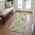 thumbnail image 1 of Addison Rugs Chantille Indoor/Outdoor Transitional Paisley Aloe Washable Runner Rug, 2'3" x 7'6", 1 of 6