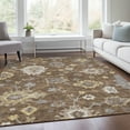 thumbnail image 1 of Addison Rugs Chantille Indoor/Outdoor Traditional Oushak Chocolate Washable Rectangle Rug, 5' x 7'6", 1 of 6