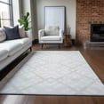 thumbnail image 1 of Addison Rugs Chantille Indoor/Outdoor Transitional Geometric Ivory Washable Rectangle Rug, 2'6" x 3'10", 1 of 6