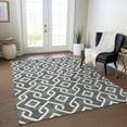 thumbnail image 1 of Addison Rugs Chantille Indoor/Outdoor Transitional Geometric Black Washable Rectangle Rug, 9' x 12', 1 of 6
