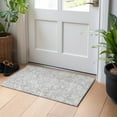thumbnail image 1 of Addison Rugs Chantille Indoor/Outdoor Transitional Floral Gray Washable Rectangle Rug, 1'8" x 2'6", 1 of 6