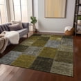 thumbnail image 1 of Addison Rugs Chantille Indoor/Outdoor Transitional Patchwork Mocha Washable Rectangle Rug, 9' x 12', 1 of 6