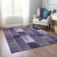 thumbnail image 1 of Addison Rugs Chantille Indoor/Outdoor Traditional Patchwork Purple Washable Rectangle Rug, 2'6" x 3'10", 1 of 6