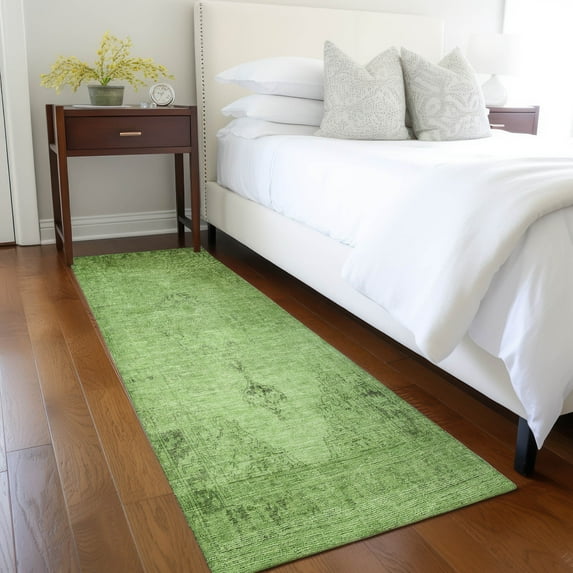 Addison Rugs Chantille Indoor/Outdoor Traditional Oriental Aloe Washable Runner Rug, 2'3" x 7'6"
