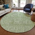 thumbnail image 1 of Addison Rugs Chantille Indoor/Outdoor Transitional Panel Green Washable Round Rug, 8' x 8', 1 of 6