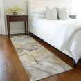 thumbnail image 1 of Addison Rugs Chantille Indoor/Outdoor Contemporary Watercolors Taupe Washable Runner Rug, 2'3" x 7'6", 1 of 6