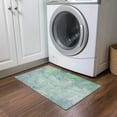 thumbnail image 1 of Addison Rugs Chantille Indoor/Outdoor Transitional Watercolors Teal Washable Rectangle Rug, 1'8" x 2'6", 1 of 6