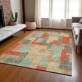 thumbnail image 1 of Addison Rugs Chantille Indoor/Outdoor Transitional Geometric Sage Washable Rectangle Rug, 8' x 10', 1 of 6