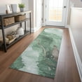 thumbnail image 1 of Addison Rugs Chantille Indoor/Outdoor Transitional Waves Green Washable Runner Rug, 2'3" x 7'6", 1 of 6