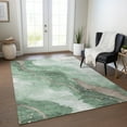 thumbnail image 1 of Addison Rugs Chantille Indoor/Outdoor Transitional Waves Green Washable Rectangle Rug, 9' x 12', 1 of 6