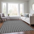 thumbnail image 1 of Addison Rugs Chantille Indoor/Outdoor Transitional Geometric Black Washable Rectangle Rug, 10' x 14', 1 of 6