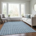 thumbnail image 1 of Addison Rugs Chantille Indoor/Outdoor Transitional Geometric Denim Washable Rectangle Rug, 8' x 10', 1 of 6