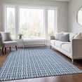 thumbnail image 1 of Addison Rugs Chantille Indoor/Outdoor Transitional Geometric Denim Washable Rectangle Rug, 9' x 12', 1 of 6