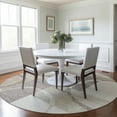 thumbnail image 1 of Addison Rugs Chantille Indoor/Outdoor Transitional Geometric Ivory Washable Round Rug, 8' x 8', 1 of 6
