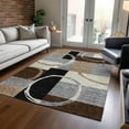 thumbnail image 1 of Addison Rugs Chantille Indoor/Outdoor Transitional Geometric Pewter Washable Rectangle Rug, 5' x 7'6", 1 of 6