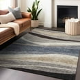 thumbnail image 1 of Addison Rugs Chantille Indoor/Outdoor Transitional Swirls Blue Washable Rectangle Rug, 5' x 7'6", 1 of 6