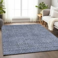 thumbnail image 1 of Addison Rugs Chantille Indoor/Outdoor Transitional Geometric Denim Washable Rectangle Rug, 3' x 5', 1 of 6