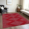 thumbnail image 1 of Addison Rugs Chantille Indoor/Outdoor Transitional Geometric Red Washable Rectangle Rug, 5' x 7'6", 1 of 6