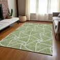 thumbnail image 1 of Addison Rugs Machine Washable Indoor/ Outdoor Contemporary Links Chantille Rug Aloe - 8' x 10', 1 of 6