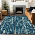 thumbnail image 1 of Addison Rugs Chantille Indoor/Outdoor Transitional Stripes Blue Washable Rectangle Rug, 10' x 14', 1 of 6