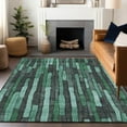 thumbnail image 1 of Addison Rugs Chantille Indoor/Outdoor Transitional Stripes Sage Washable Rectangle Rug, 10' x 14', 1 of 6