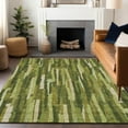 thumbnail image 1 of Addison Rugs Chantille Indoor/Outdoor Transitional Stripes Green Washable Rectangle Rug, 10' x 14', 1 of 6