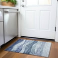 thumbnail image 1 of Addison Rugs Chantille Indoor/Outdoor Transitional Swirls Blue Washable Rectangle Rug, 1'8" x 2'6", 1 of 6