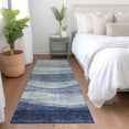 thumbnail image 1 of Addison Rugs Chantille Indoor/Outdoor Transitional Swirls Blue Washable Runner Rug, 2'3" x 7'6", 1 of 6