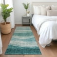 thumbnail image 1 of Addison Rugs Chantille Indoor/Outdoor Transitional Swirls Seafoam Washable Runner Rug, 2'3" x 7'6", 1 of 6