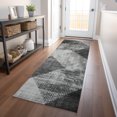 thumbnail image 1 of Addison Rugs Chantille Indoor/Outdoor Transitional Diamond Gray Washable Runner Rug, 2'3" x 7'6", 1 of 6