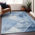 thumbnail image 1 of Addison Rugs Machine Washable Indoor/ Outdoor Diamond Ombre Chantille Rug Sky - 5' x 7'6", 1 of 5