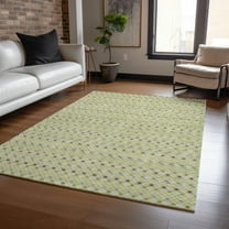 Addison Rugs Chantille Indoor/Outdoor Transitional Stripes Aloe Washable Rectangle Rug, 10' x 14'
