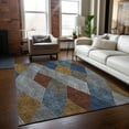 thumbnail image 1 of Addison Rugs Chantille Indoor/Outdoor Transitional Geometric Gray Washable Rectangle Rug, 8' x 10', 1 of 6
