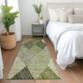 thumbnail image 1 of Addison Rugs Chantille Indoor/Outdoor Transitional Geometric Olive Washable Runner Rug, 2'3" x 7'6", 1 of 6