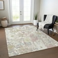 thumbnail image 1 of Addison Rugs Chantille Indoor/Outdoor Transitional Floral Ivory Washable Rectangle Rug, 10' x 14', 1 of 6