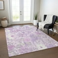 thumbnail image 1 of Addison Rugs Chantille Indoor/Outdoor Transitional Floral Lavender Washable Rectangle Rug, 9' x 12', 1 of 6