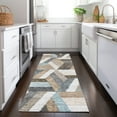thumbnail image 1 of Addison Rugs Chantille Indoor/Outdoor Transitional Geometric Brown Washable Runner Rug, 2'3" x 7'6", 1 of 6