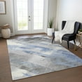 thumbnail image 1 of Addison Rugs Chantille Indoor/Outdoor Transitional Stripes Sky Washable Rectangle Rug, 10' x 14', 1 of 6