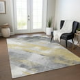 thumbnail image 1 of Addison Rugs Chantille Indoor/Outdoor Transitional Stripes Gold Washable Rectangle Rug, 2'6" x 3'10", 1 of 6