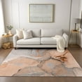 thumbnail image 1 of Addison Rugs Chantille Indoor/Outdoor Transitional Watercolors Orange Washable Rectangle Rug, 5' x 7'6", 1 of 6
