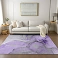 thumbnail image 1 of Addison Rugs Chantille Indoor/Outdoor Transitional Watercolors Purple Washable Rectangle Rug, 3' x 5', 1 of 6